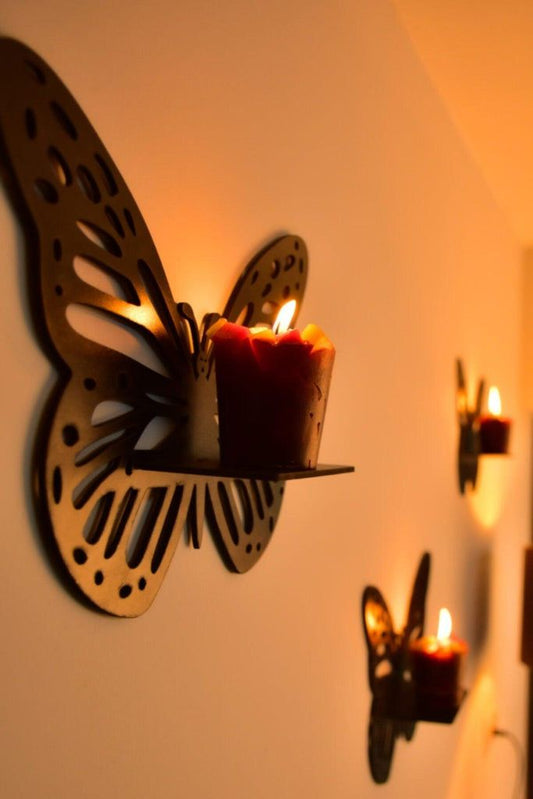 Butterfly Wall Sconce Candle Holder