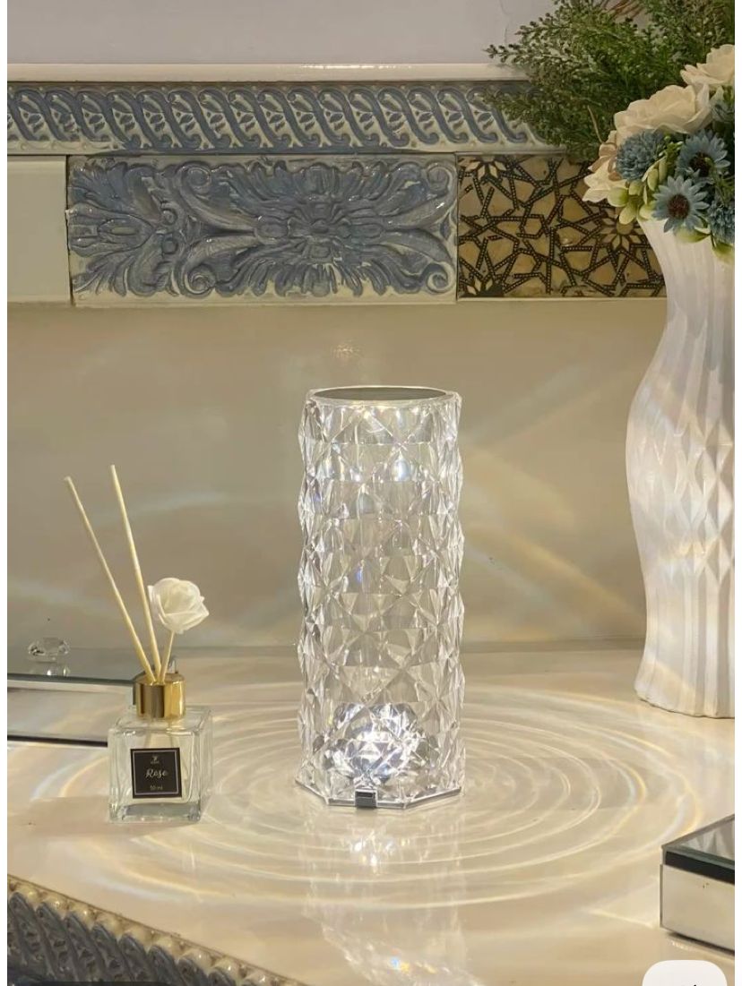 Crystal Lamp Rose Light Diamond Lamp 16 Colors Changing with Remote Control .