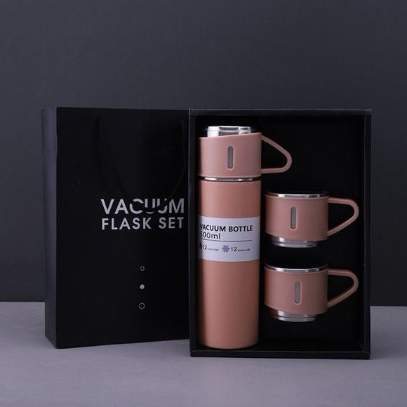 Vacuum Flask and Mug Gift Set (500ml)